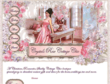 Tablet Screenshot of crystalsrosecottagechic.com